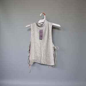 Wild Fable Women's Gray Sleeveless Ribbed Tank Top